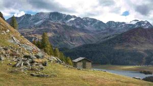 rifugio nelle alpi